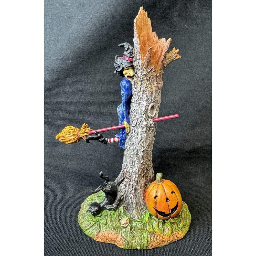 Department 56 Honest This Tree Came Out of Nowhere! Halloween 56.53158 Witch - Picture 6 of 13
